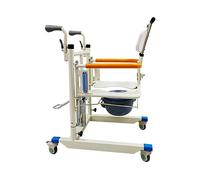 Hydraulic Patient Lift Hydraulic Patient Lift Transfer Chair for Home Patient Lift Wheelchair Commode W/150° Split Seat Portable Transfer Lifter Toilet Bath Chair Shift Machine for Handicapp