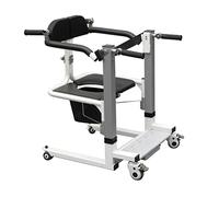 Hydraulic Patient Lift Patient Lift Electric Patient Lift Wheelchair for Home,Lift Shower Chair with Wheels and 180°Split Seat,Portable Transport Wheelchair with Soft Backrest and Potty,Beds