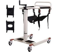 Hydraulic Patient Lift Patient Lift for Home Transfer Chair Wheelchair Lifts for Home, Portable Patient Lift Aid W/Toilet Cushion, Bathroom Wheelchair Shower Chair Transfer Aid for Handicap