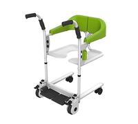 Hydraulic Patient Lift Patient Lift Patient Transfer Chair, Portable Patient Lift Wheelchair for Home, Bathroom Shower Chair with 180° Split Seat, Bedside Commode with Potty, Transport Chair