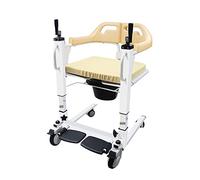 Hydraulic Patient Lift Patient Lift Transport Chair for Home Portable,Shower Wheelchair with Removable and Washable Seat Cushion,for Handicap Elderly Seniors