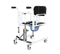 Hydraulic Patient Lift Patient Lift Wheelchair Patient Lift Aid for Home Transport Shower Chair for Inside Shower Bedside Commode with Bedpan Portable Toilets Seat Transfer Aid for Elderly A