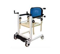 Hydraulic Patient Lift Patient Lift Wheelchair, Patient Lift for Home Wheelchair to Car Transfer Lift Bedside Commode with Padded Seat and Bedpan Bed to Toilet Transfer Chair for Elderly