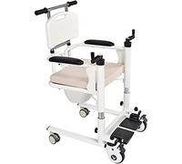 Hydraulic Patient Lift Patient Transfer Lift,Steel Transport Wheelchair,360° Universal Wheel,Home Shifter for Nursing Paralyzed Elderly,Disabled People Manual Wheelchair