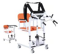 Hydraulic Patient Transfer Lift with Split Seat and Potty for Elderly and Handicapped Home Care