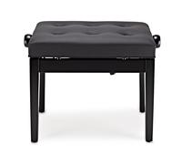 Hydraulic Piano Stool by Gear4music Satin Black