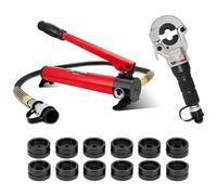 Hydraulic Pipe Crimper 80KN - Portable 5kg, 16-32mm Capacity, ZG3/8 Quick-Lock, Includes Carry Case for Field Repair