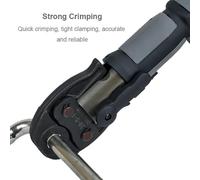 Hydraulic Pipe Crimper - Cordless Battery-Powered Tool with 3 Jaws and 2 Batteries | Portable Plumbing Kit