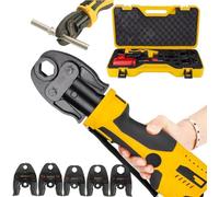 Hydraulic Pipe Crimping Tool, 12V Battery Powered for Efficient Crimping, Ideal for Hydraulic Pressure Applications