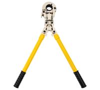 Hydraulic Pipe Crimping Tool Yellow Steel Workshop Fitting DIY Device vidaXL