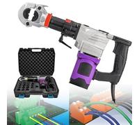 Hydraulic Pliers for Crimping Tasks, High Output with Rotatable Head, Professional Grade Tool for Efficient Wire Connections