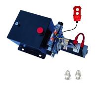 Hydraulic Power Unit for Dump Trailer Car Lifting Platforms, 2200PSI 12V DC Hydraulic Station Pump, Double Acting,1.2kW, 8 Quart