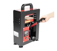 Hydraulic Press Heat Machine for Garment Sublimation, Adjustable Temperature, Dual Plate Extractor Equipment for Hot Stamping Patterns on Clothes or Bags