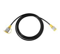 Hydraulic Pressure Test Hose 2.0m with M16x2 and 1/4 BSP Female Ends, Nylon Lined Polyurethane Hose for Hydraulic System Pressure Testing, Oil and Resistant, 64 MPa Working