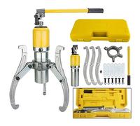 Hydraulic Puller with Pump Head, 3-Arm Design for Bearing, Flywheel, and Wheel Hub Extraction