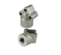 Hydraulic Pump Flange 90? Elbow Port, 62mm PCD, 1.1/4" BSP