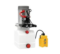 Hydraulic Pump for Dump Trailer, 3 Quart Double Acting Hydraulic Pump Dump Trailer Reservoir 12V DC 18 * 19 * 42cm Hydraulic Power Pump Unit for Dump Trailer Car Lifting