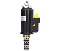 Hydraulic Pump Solenoid Valve for CAT 320B E320C E320D, Excavator Hydraulic Solenoid Valve Replacement with OEM 111-9916 KDRDE5K 31 40E30, Stainless Steel, Compact Design for Con