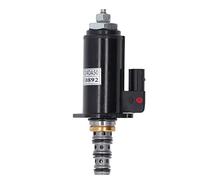 Hydraulic Pump Solenoid Valve Steel Shell Excavator Accessories YN35V00050F1 for Kobelco SK200-6E - Durable Stainless Steel, Resistant, Easy Replacement