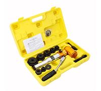 Hydraulic Punching Tool for Metal Sheets, 90KN Force, 6 Dies, Lightweight and Portable for Construction and Workshop Use, Durable and Efficient