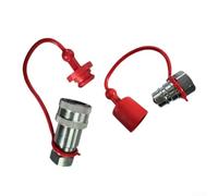 Hydraulic Quick Connect Coupler Set ISO5675 Steel 3600PSI Tractor Pressure Relief Tool 1/4-1 Inch NPT(NPT1)