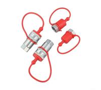 Hydraulic Quick Connect Couplers 3/8 NPT ISO7241-A Compatible Poppet Valve Steel Adapters with for Bobcat Loader Tractor Farm Equipment High Pressure 3600 PSI 2 Sets(NPT1/4)