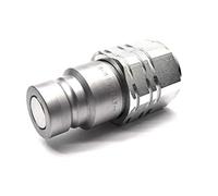 Hydraulic Quick Release Coupling, Flat Face Male Probe, 3/4" BSP Thread, 350 Bar Pressure
