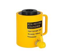 Hydraulic Ram Jack Multi-Section Stroke 20T/30T/60T Hollow Plunger Hydraulic Cylinder Jack Single Acting Ram Cylinder 100mm Heavy(30T 4 Inch)