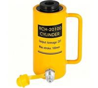 Hydraulic Ram Jack Multi-Section Stroke 20T 4Inch Hydraulic Cylinder Jack Hollow Single Acting Hydraulic Ram Cylinder 150mm/100mm Hydraulic Lifting Cylinders(150mm)