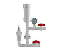 Hydraulic Ram Water Pump for Mountain Irrigation, Self-Lifting Hammer Pump, No Electricity/No Fuel Required, Automatic High-Lift Water Pump for Agriculture & Forestry(B)