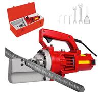 Hydraulic Rebar Cutter 1250W Portable Machine for Steel Bars 4-20mm Fast Cutting Low Noise for Railway and Housing Construction Includes Carry Box