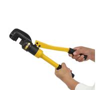Hydraulic Rebar Cutter, Heavy Duty Manual Rebar Crimping Tool, Handheld Steel Bars Cutting Tool, for Construction, Electricity, Transportation, Metallurgy, 13Ton, 4-22mm