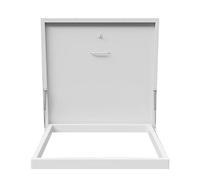 Hydraulic Roof Escape Hatch Door with Anti-Theft Security Reinforced Beam & Support Rods Ideal for Basements & Patios 85x85CM (33.5x33.5in)