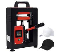 Hydraulic Rosin Press Machine, 14000psi Dual Plates Heat Press with Digital Temperature Control, Portable Manual Extraction Tool for Herbal Plant Resin & Essential Oil