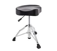 Hydraulic Saddle Drum Throne by Gear4music
