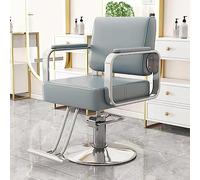 Hydraulic Salon Chair with Stainless Steel Footrest for Hairdressers and Barber Shops