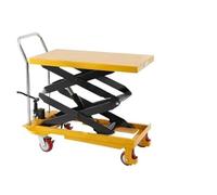 Hydraulic Scissors Lift Table - 150kg le Electric Workbench, Manual Flatbed Car, Cact Lifting Platform for Cars and Small Equint - 0.72m Height