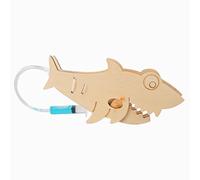 Hydraulic Shark Science Experiments Kit for Kids - Wooden DIY STEM Science Kits, Hands-On Physics Engineering Project Activity, Educational Science Toy for Boys & Girls Ages 8 9 10 11 12