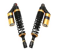 hydraulic shock For Scooter ATV Quad Black Yellow | 2pcs Universal 320mm/340mm/355mm Motorcycle Shock Absorber Rear Suspension For Scooter ATV Quad Black Yellow