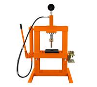 Hydraulic Shop Press with Gauge - 10 Tonne