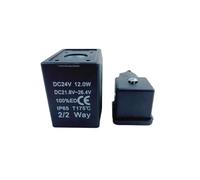 Hydraulic Solenoid Control Valve Coil 12W Inner Hole 17mm Height 48mm AC220V DC24V(24V)