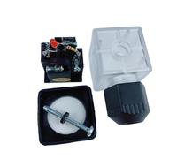 Hydraulic Solenoid Pulse Valve Coil Junction Box Plug Waterproof 3-core 4-core LED with Light DC AC DIN43650A(4-core with Light AC)