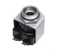 Hydraulic Solenoid Valve Coil 12 V DC Easy Assembly Solenoid Valve Connection Metal Plastic Robust Industrial Hydraulic Valve Coil for Water Pressure Hydraulic Coil 24 V Optional Standard Size (24 V)