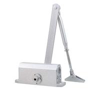 Hydraulic Spring Door Closer,Automatic Closers Security System Adjustable Closing/Latching Speed Aluminium for Left and Right Hand