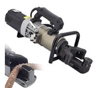 Hydraulic Steel Bar Bending Machine, Electric Portable Rebar Bending Machine, Hand Held Bender and Straightening 1200W(22mm)