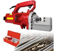 Hydraulic Steel Bar Cutting Machine - Electric Cutter 1250W, Fast Cutting Speed 3.0-3.5 Sec, Low Noise, Ideal for Various Steel Bars