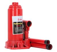 Hydraulic Steel Bottle Jack 5T Vertical Hand Operated with Safety Valve Car Jack for Residential and Commercial Use