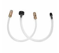 Hydraulic Steering Bleed Kit Efficient Boat Bleed Kit for Hydraulic Helm, PVC+Brass, Transparent+Yellow+Black, 1 X Bridge Tube 1 X Bottle to Helm Tube for Ship