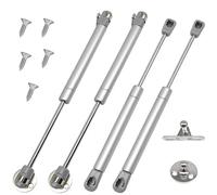 Hydraulic Support, 4 Pcs Gas Spring Automatic Lid Stay Support,Safety Hinges for Toy Box,Tatami Supports Strut Hydraulic Rod,Soft Close(60N)