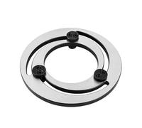 Hydraulic Three Jaw Chuck, 4-15in Steel Soft Jaw Boring Ring Adjustable Claw Trimmer for CNC Lathe Chuck Soft Top Jaws Bore Repair Claw Device Silver, 6in